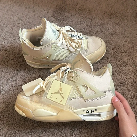 Off-White | Shoes | Off White X Wmns Air Jordan 4 Retro Sail